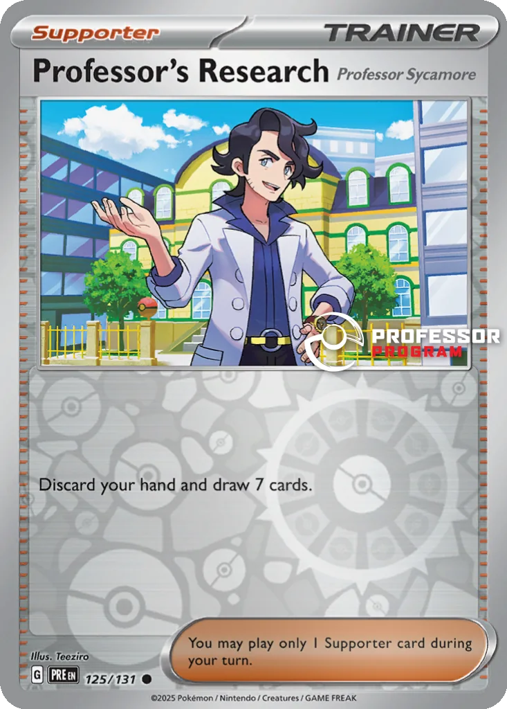 Professor's Research (Professor Sycamore) 125/131 Prismatic Evolutions (Professor Program)