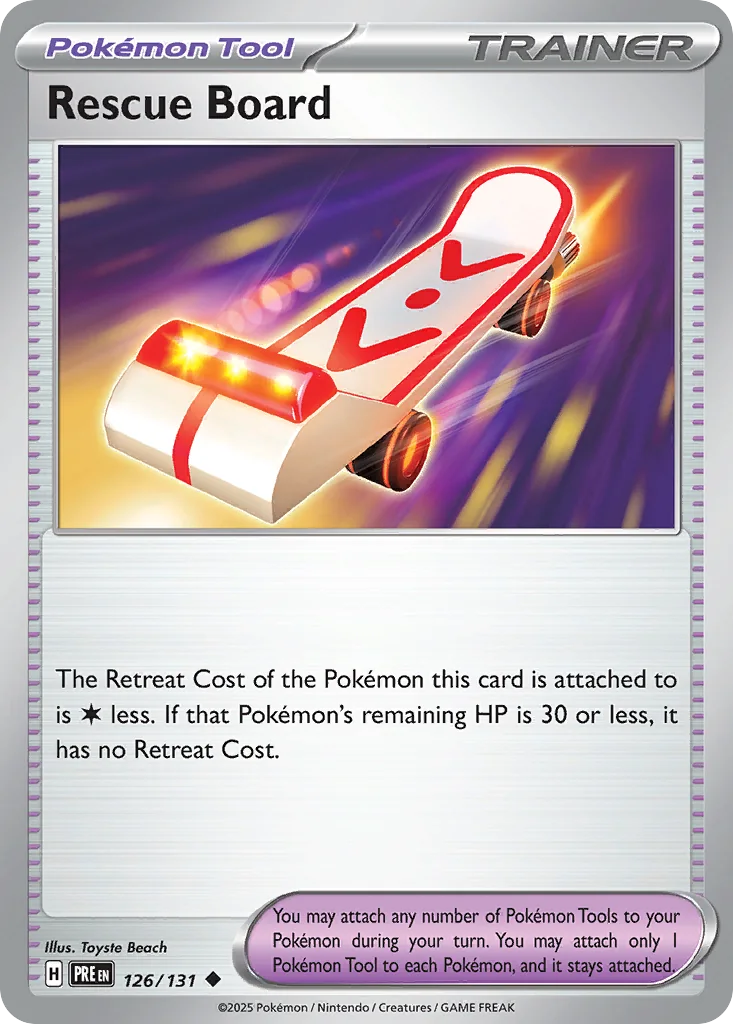 Rescue Board 126/131 SV: Prismatic Evolutions (Normal)