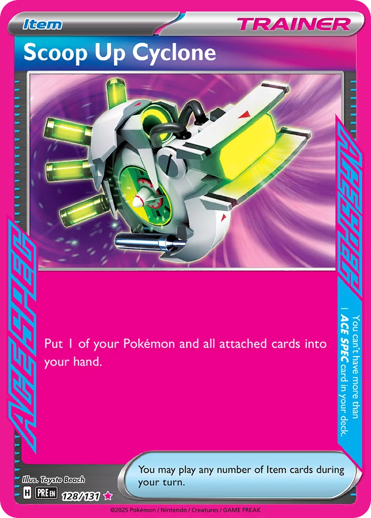 Scoop Up Cyclone 128/131 SV: Prismatic Evolutions (Holo)