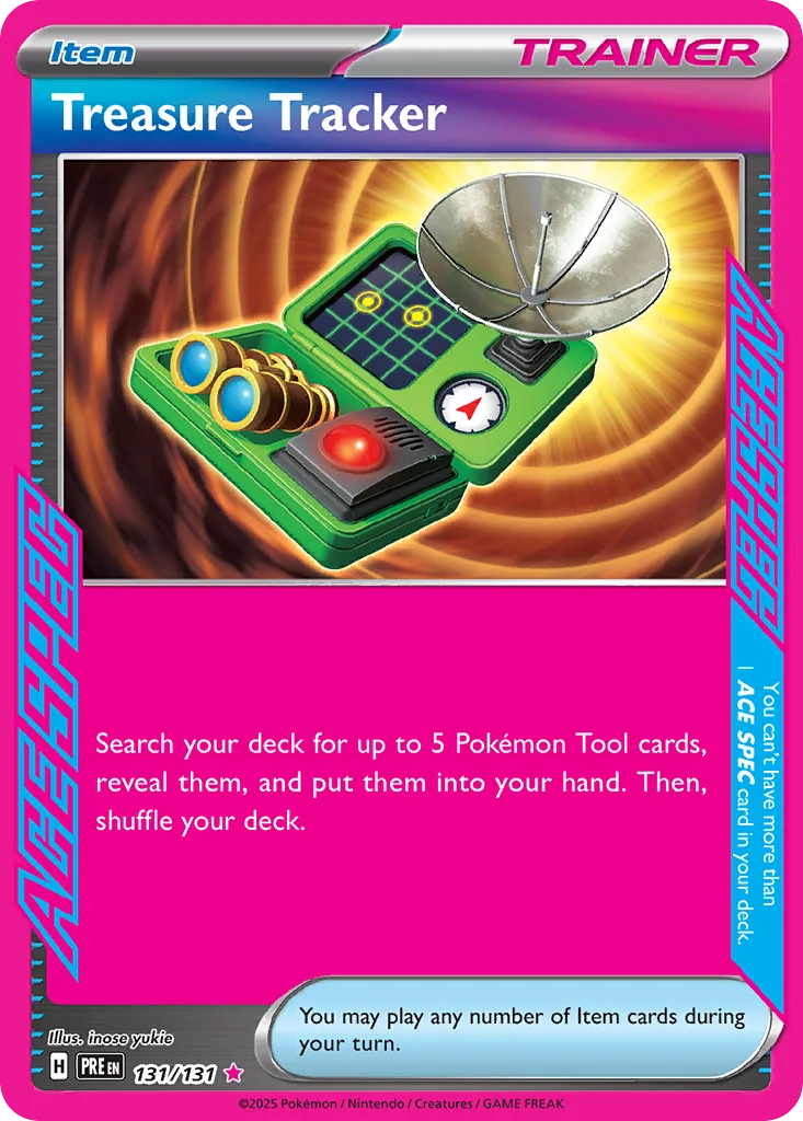 Treasure Tracker 131/131 Prismatic Evolutions (Holo)