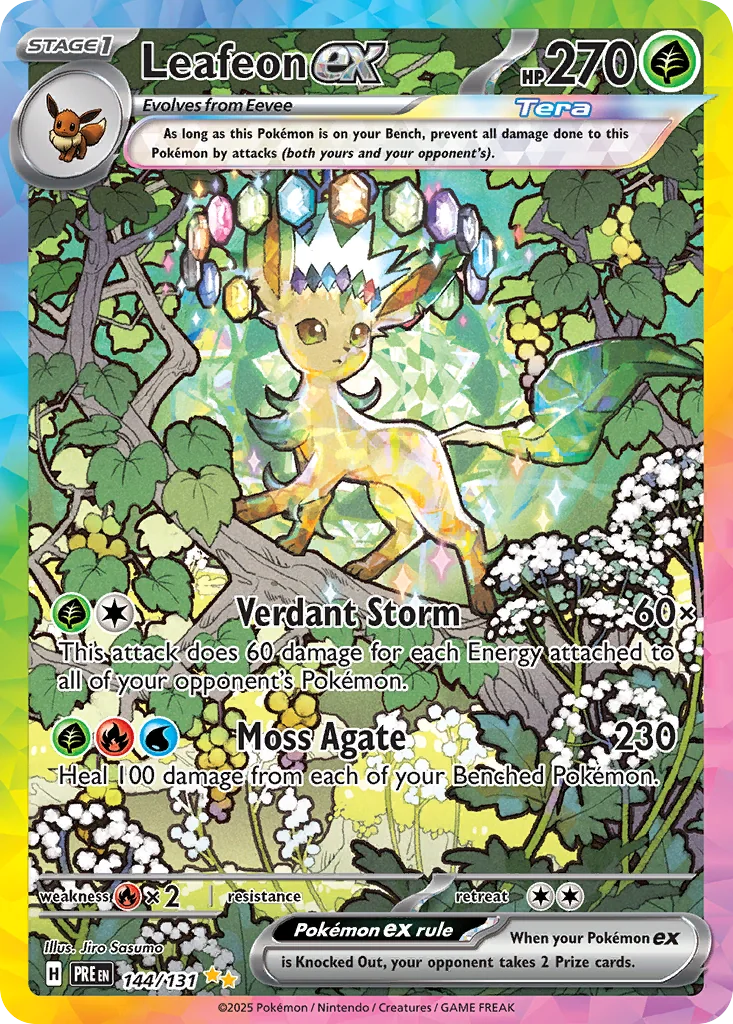 Leafeon ex 144/131 Prismatic Evolutions (Holo)