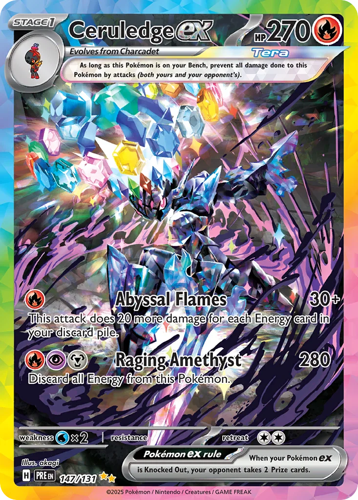Ceruledge ex 147/131 Prismatic Evolutions (Holo)