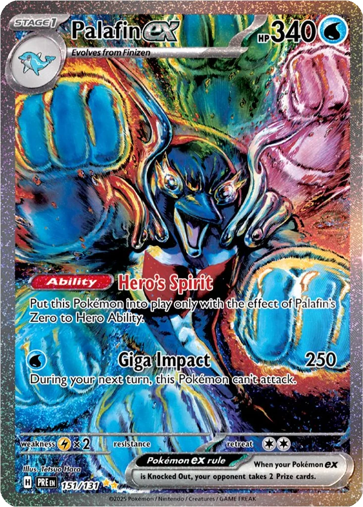 Palafin ex 151/131 Prismatic Evolutions (Holo)