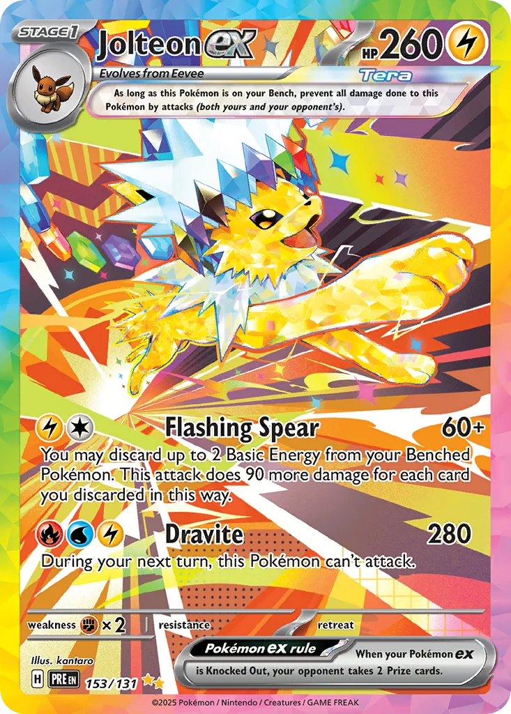 Jolteon ex 153/131 Prismatic Evolutions (Holo)