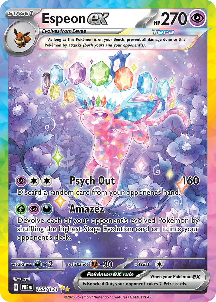 Espeon ex 155/131 Prismatic Evolutions (Holo)