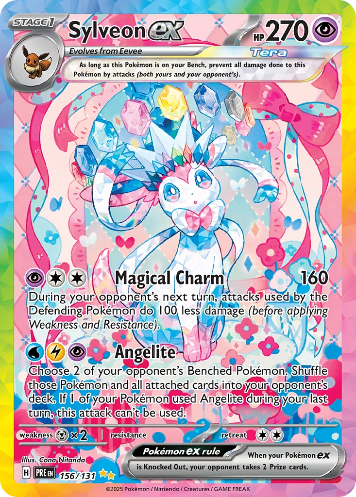 Sylveon ex 156/131 Prismatic Evolutions (Holo)
