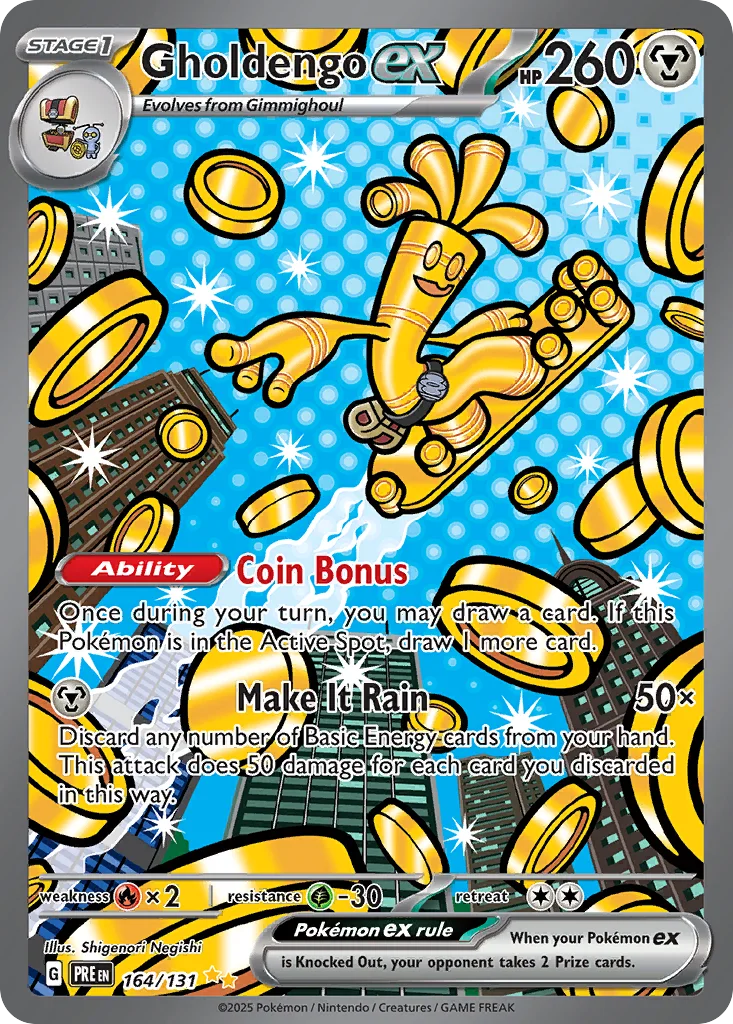 Gholdengo ex 164/131 Prismatic Evolutions (Holo)