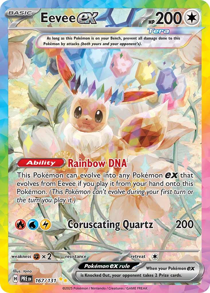 Eevee ex 167/131 Prismatic Evolutions (Holo)