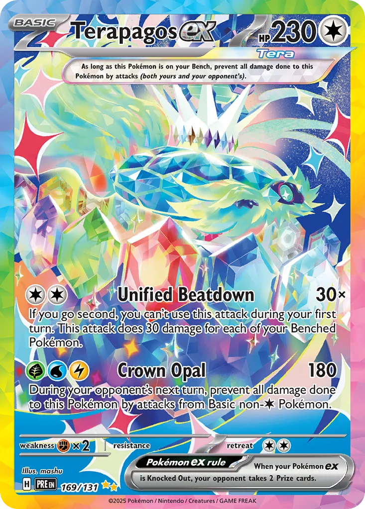 Terapagos ex 169/131 Prismatic Evolutions (Holo)