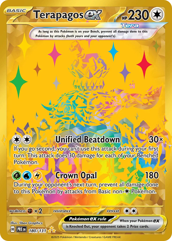 Terapagos ex 180/131 Prismatic Evolutions (Holo)
