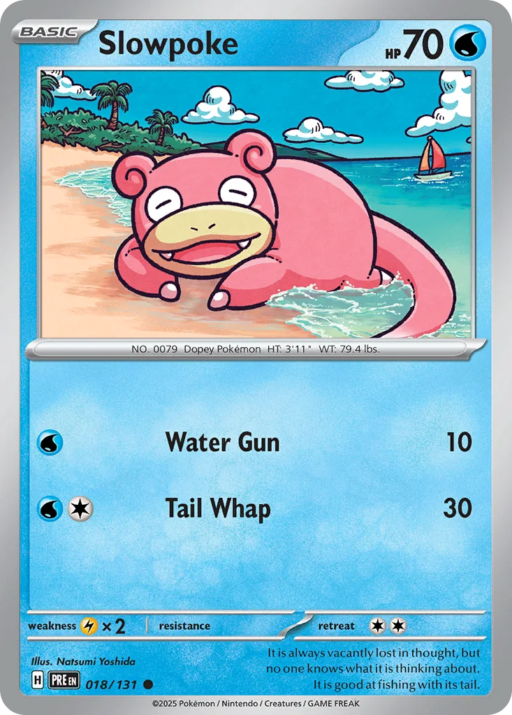 Slowpoke 018/131 SV: Prismatic Evolutions (Normal)