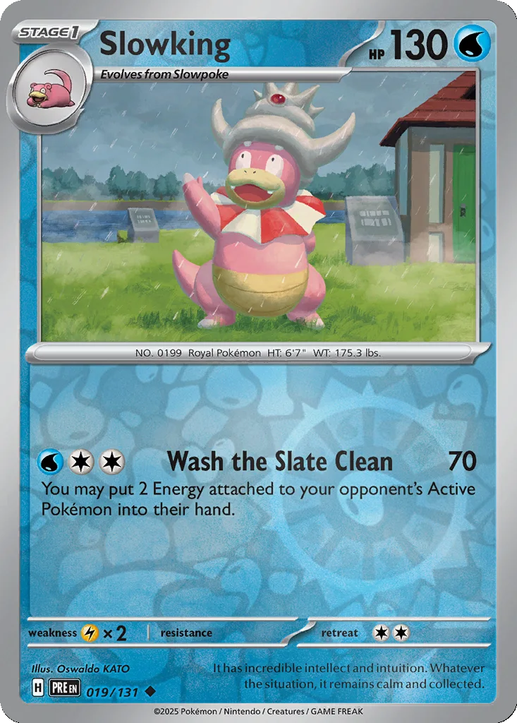 Slowking 019/131 SV: Prismatic Evolutions (Reverse holo)