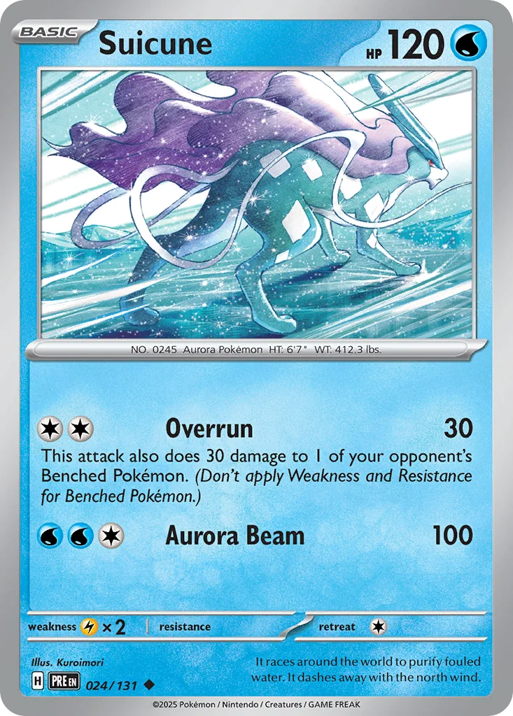 Suicune 024/131 SV: Prismatic Evolutions (Normal)