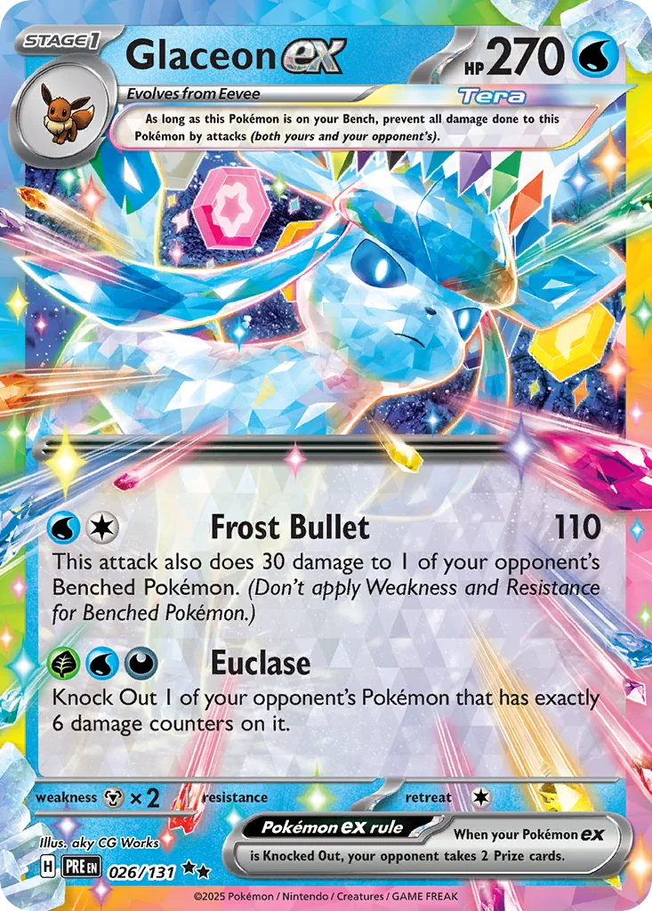 Glaceon ex 026/131 Prismatic Evolutions (Holo)