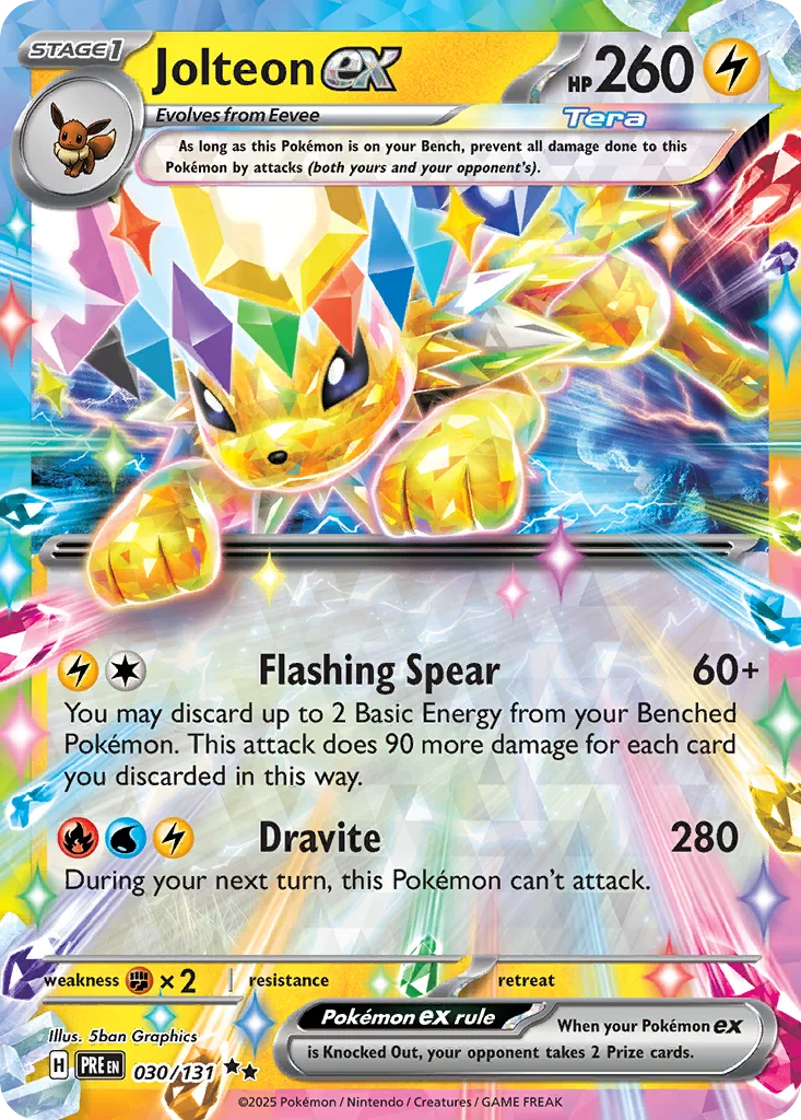 Jolteon ex 030/131 SV: Prismatic Evolutions (Holo)