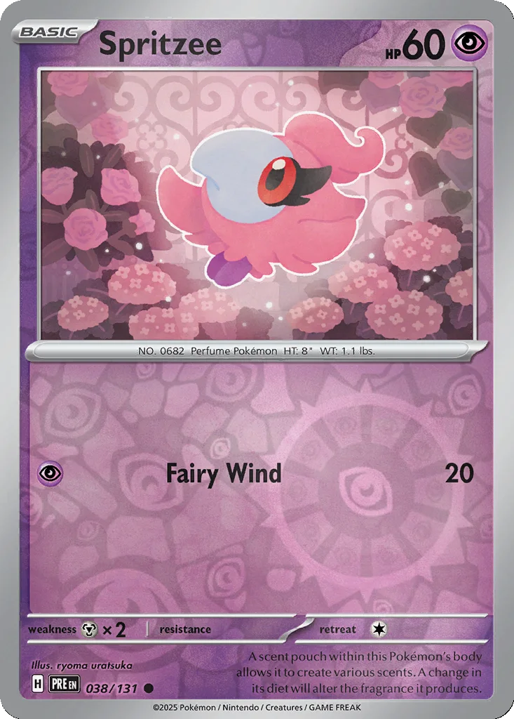 Spritzee 038/131 Prismatic Evolutions (Reverse holo)