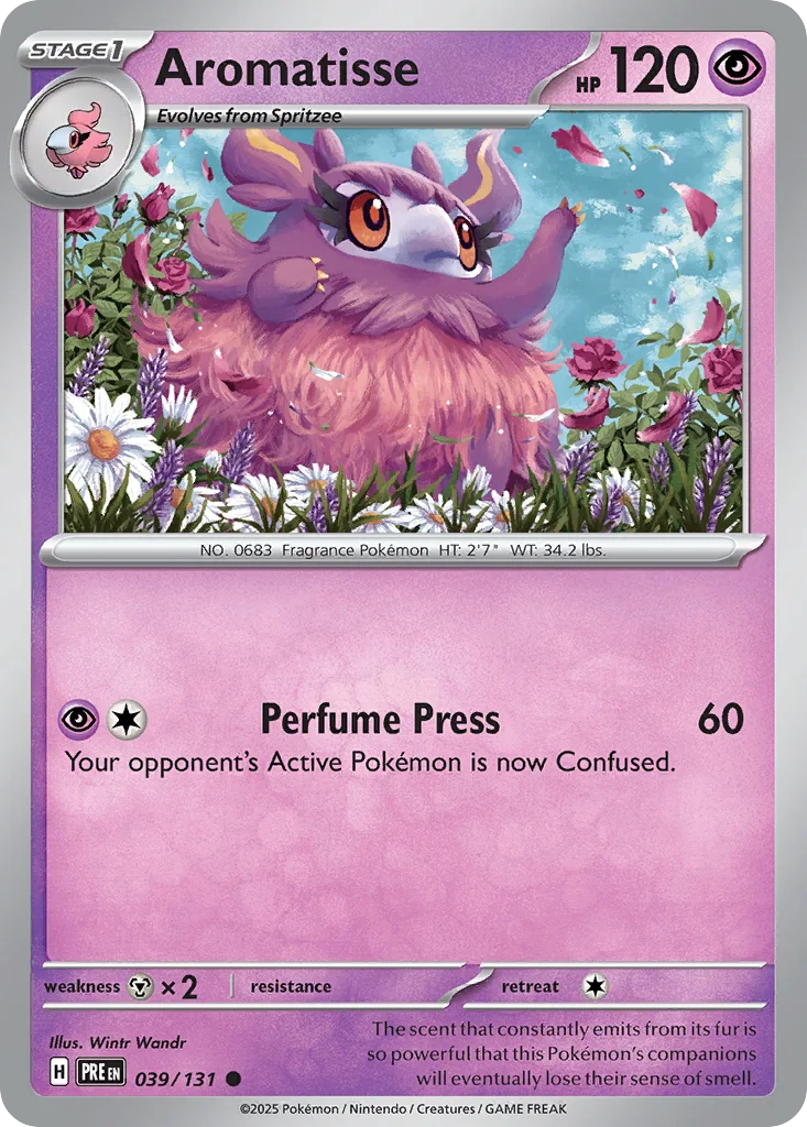 Aromatisse 039/131 SV: Prismatic Evolutions (Normal)