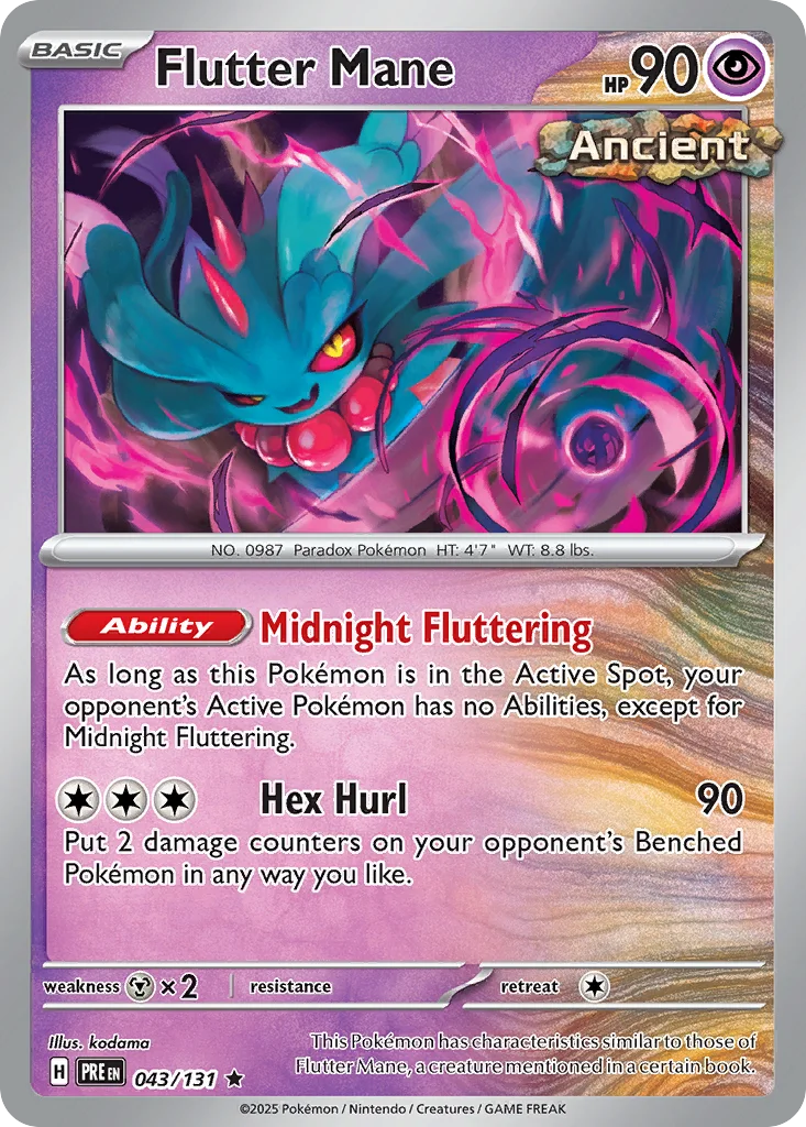Flutter Mane 043/131 SV: Prismatic Evolutions (Holo)