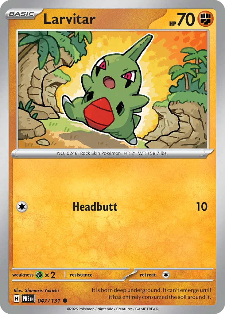 Larvitar 047/131 SV: Prismatic Evolutions (Normal)