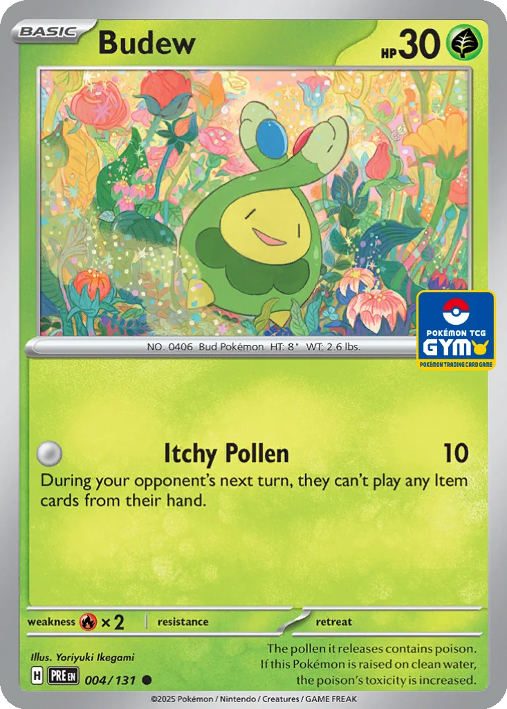 Budew 004/131 Prismatic Evolutions (Pokémon TCG Gym)