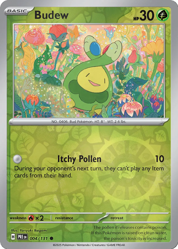 Budew 004/131 SV: Prismatic Evolutions (Reverse holo)