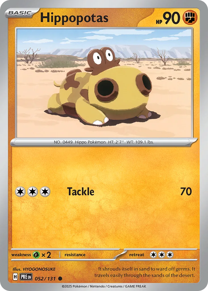Hippopotas 052/131 SV: Prismatic Evolutions (Normal)