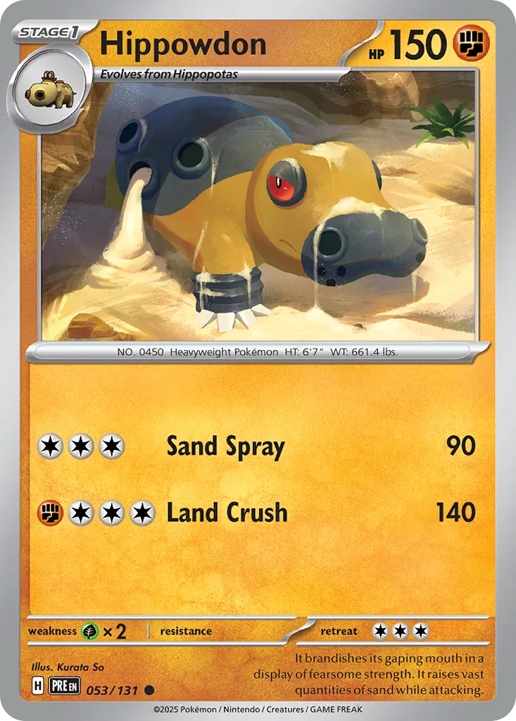Hippowdon 053/131 SV: Prismatic Evolutions (Normal)