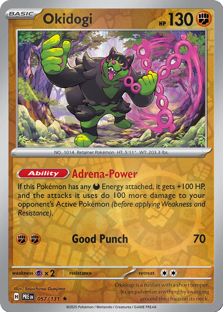 Okidogi 057/131 Prismatic Evolutions (Reverse holo)