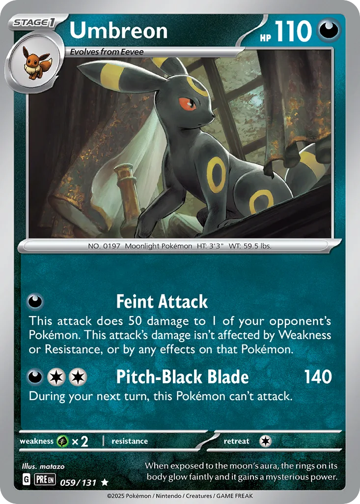 Umbreon 059/131 Prismatic Evolutions (Cosmos Holo)