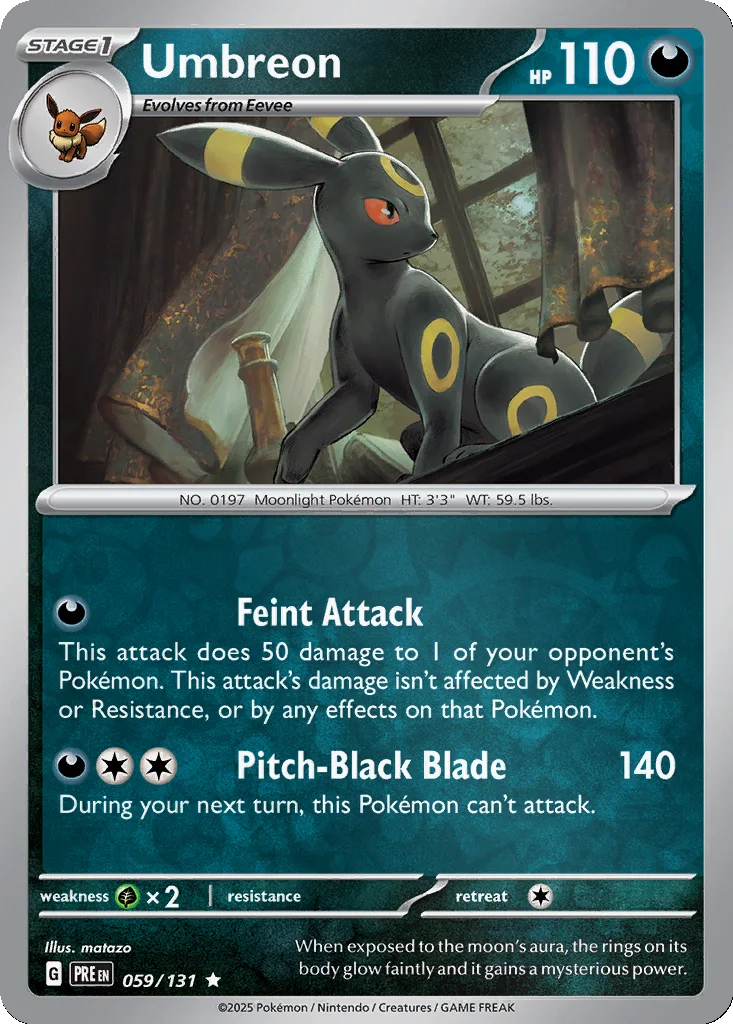Umbreon 059/131 Prismatic Evolutions (Reverse holo)