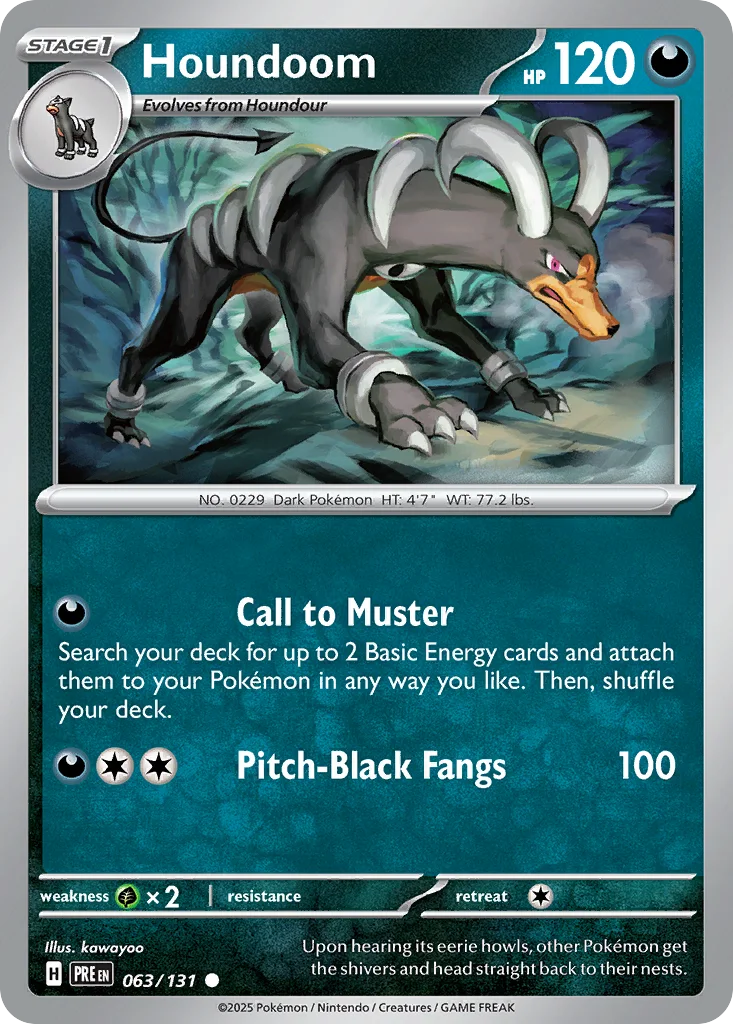 Houndoom 063/131 SV: Prismatic Evolutions (Normal)