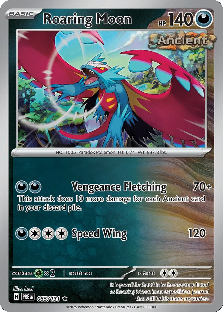 Roaring Moon 065/131 SV: Prismatic Evolutions (Reverse holo)
