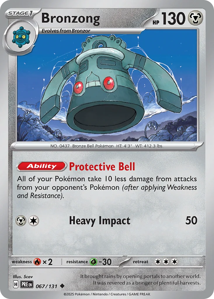 Bronzong 067/131 SV: Prismatic Evolutions (Normal)