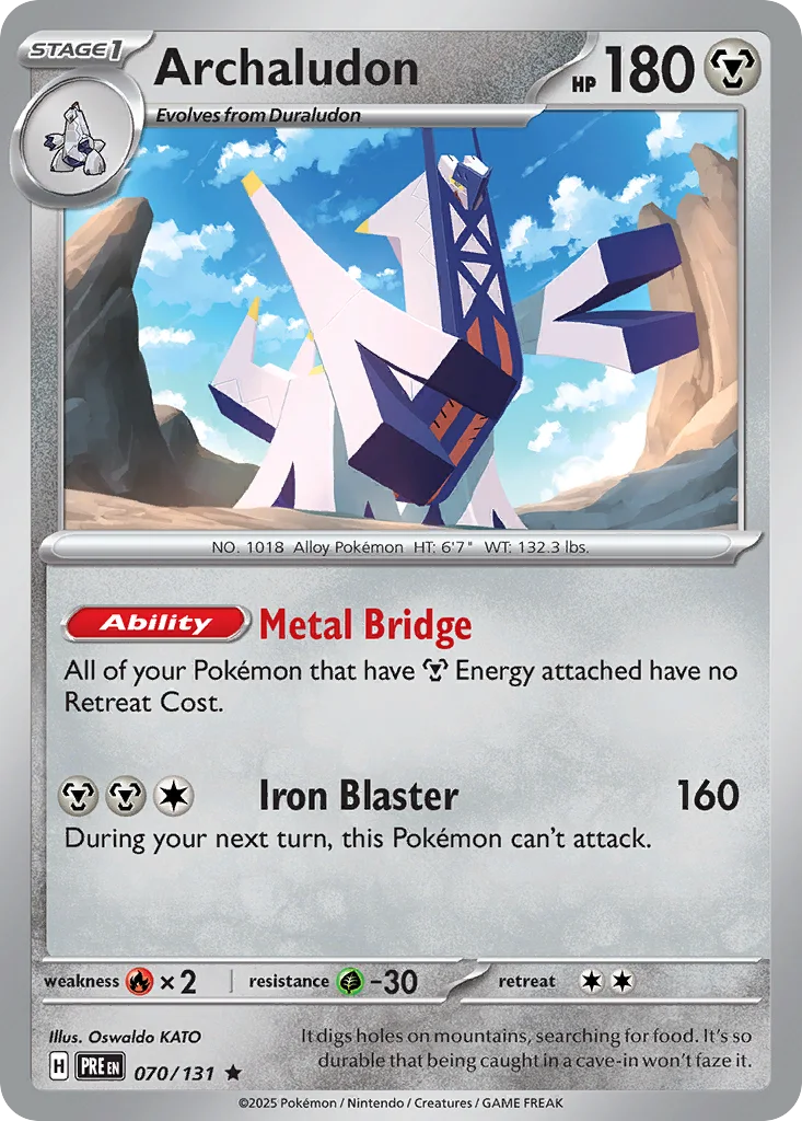Archaludon 070/131 SV: Prismatic Evolutions (Holo)