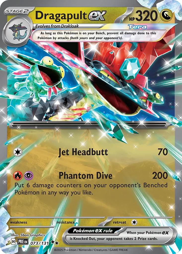 Dragapult ex 073/131 SV: Prismatic Evolutions (Holo)