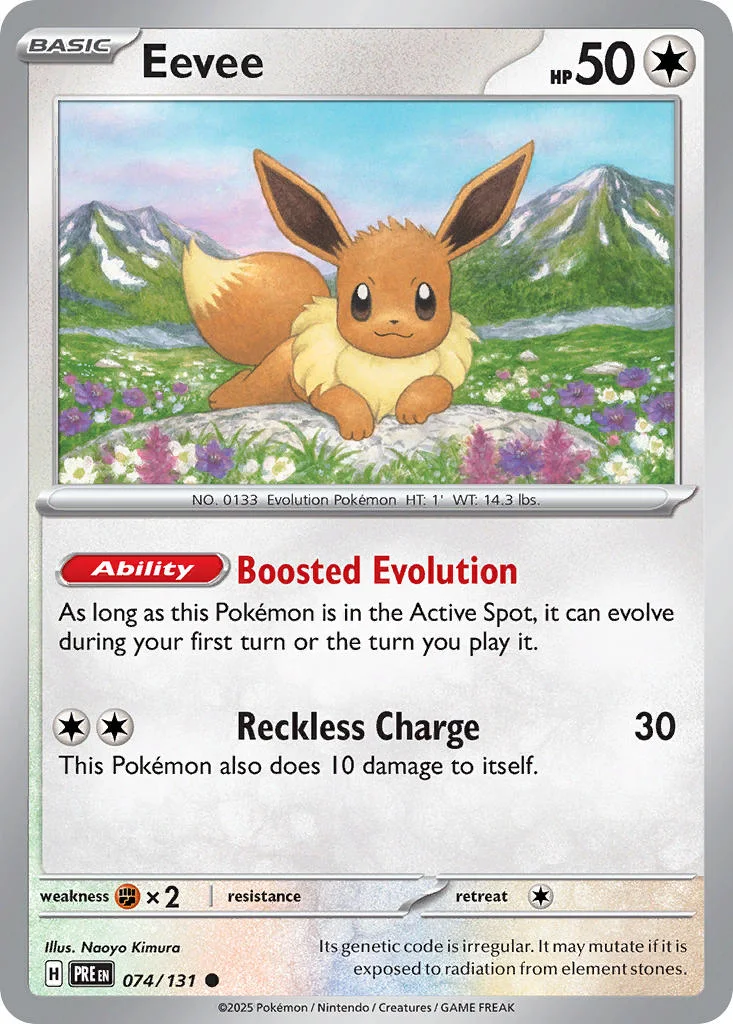 Eevee 074/131 SV: Prismatic Evolutions (Normal)