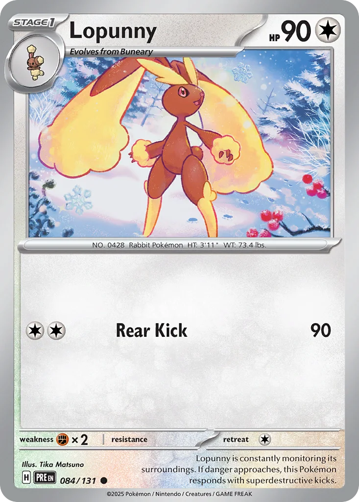 Lopunny 084/131 SV: Prismatic Evolutions (Normal)