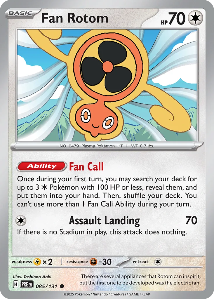 Fan Rotom 085/131 SV: Prismatic Evolutions (Normal)
