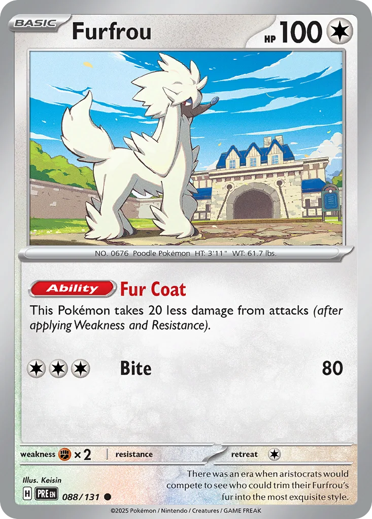 Furfrou 088/131 SV: Prismatic Evolutions (Normal)