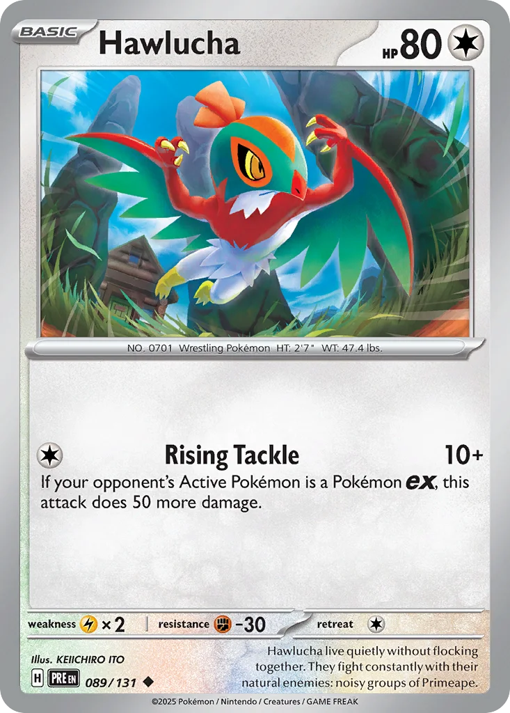 Hawlucha 089/131 SV: Prismatic Evolutions (Normal)