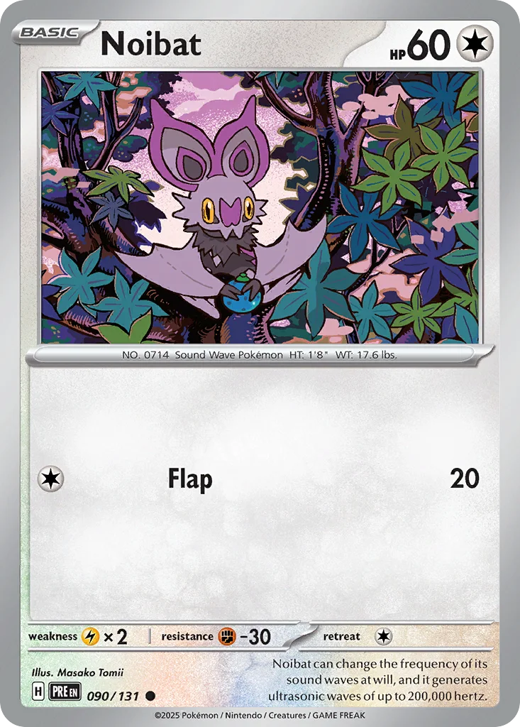 Noibat 090/131 SV: Prismatic Evolutions (Normal)