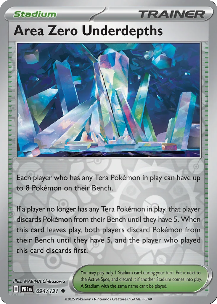 Area Zero Underdepths 094/131 SV: Prismatic Evolutions (Reverse holo)