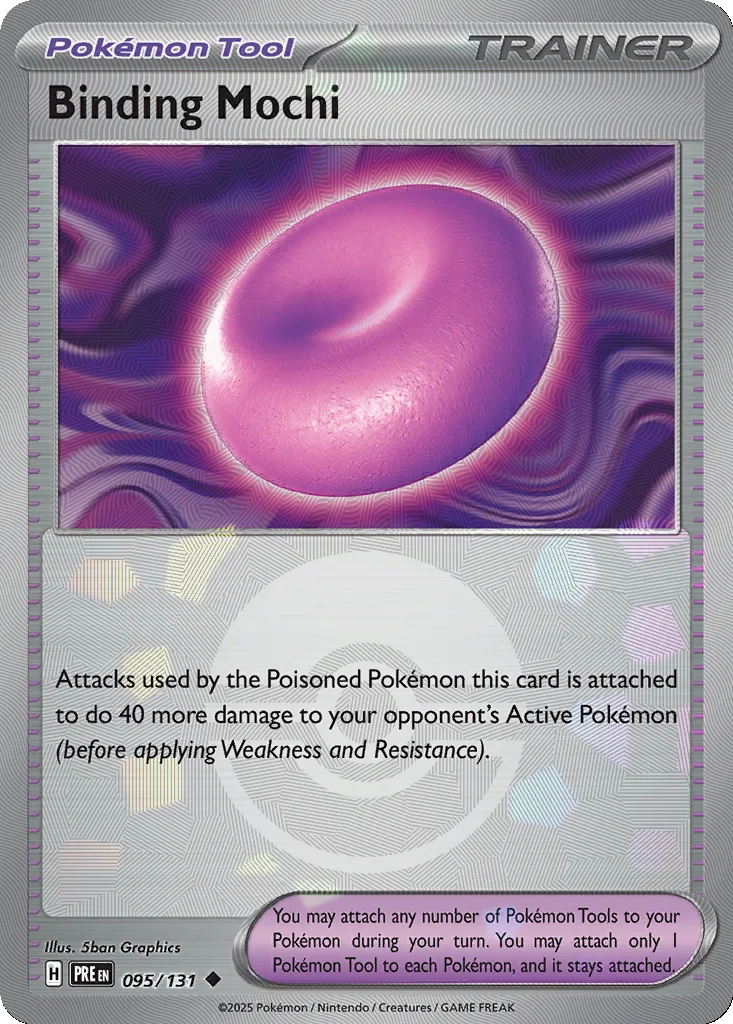 Binding Mochi 095/131 Prismatic Evolutions (Poké Ball holo)