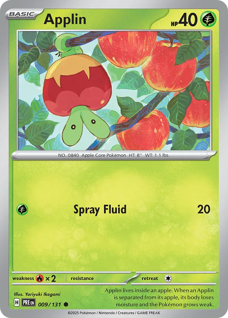 Applin 009/131 SV: Prismatic Evolutions (Normal)