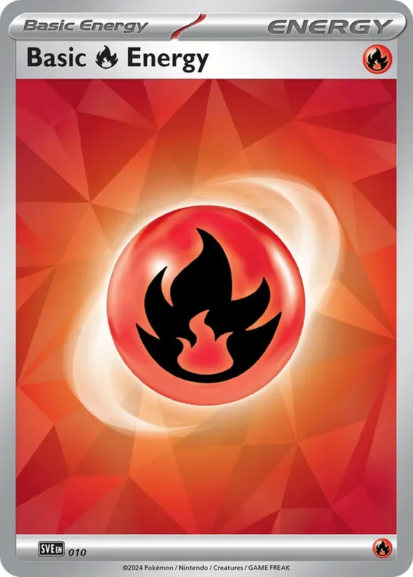 Basic Fire Energy SVE 010/131 Prismatic Evolutions (Holo Energy)