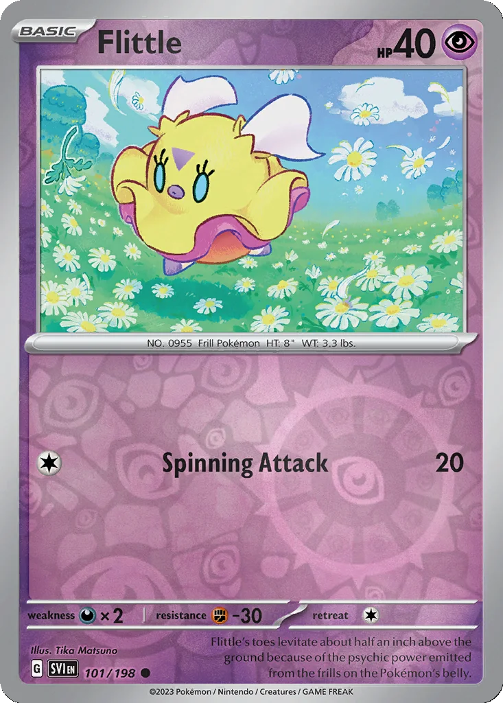 Flittle 101/198 Scarlet & Violet (Reverse holo)