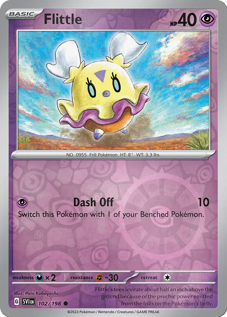 Flittle 102/198 Scarlet & Violet (Reverse holo)