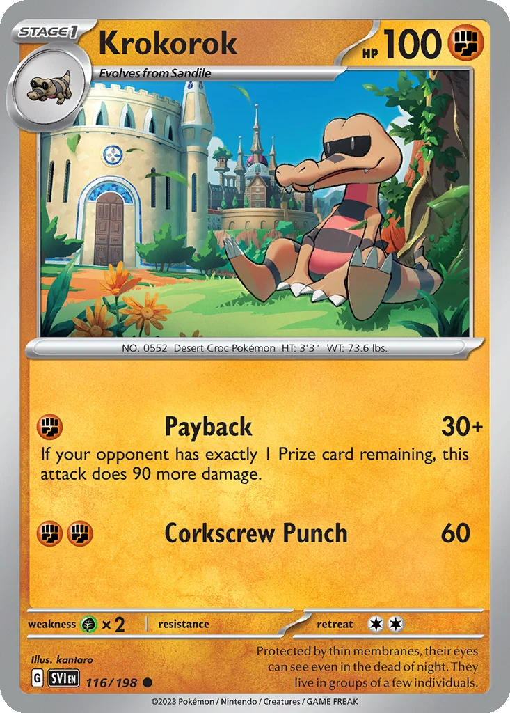 Krokorok 116/198 Scarlet & Violet (Normal)