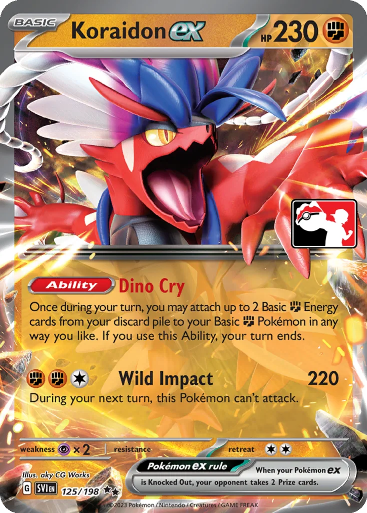 Koraidon ex 125/198 Scarlet & Violet (Play! Pokémon)