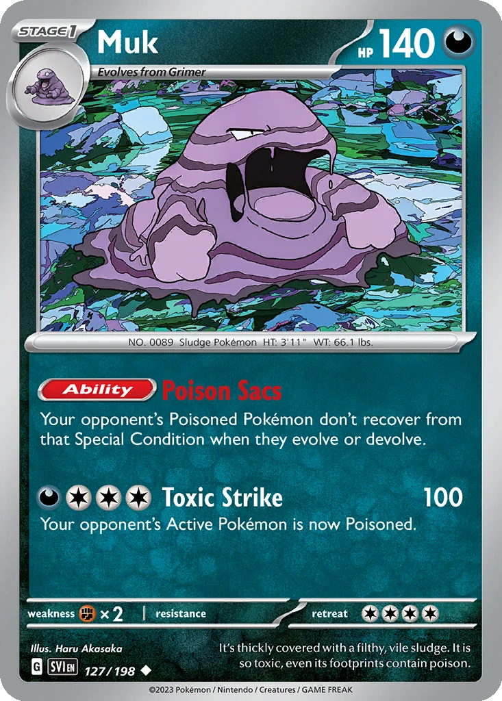 Muk 127/198 Scarlet & Violet (Normal)